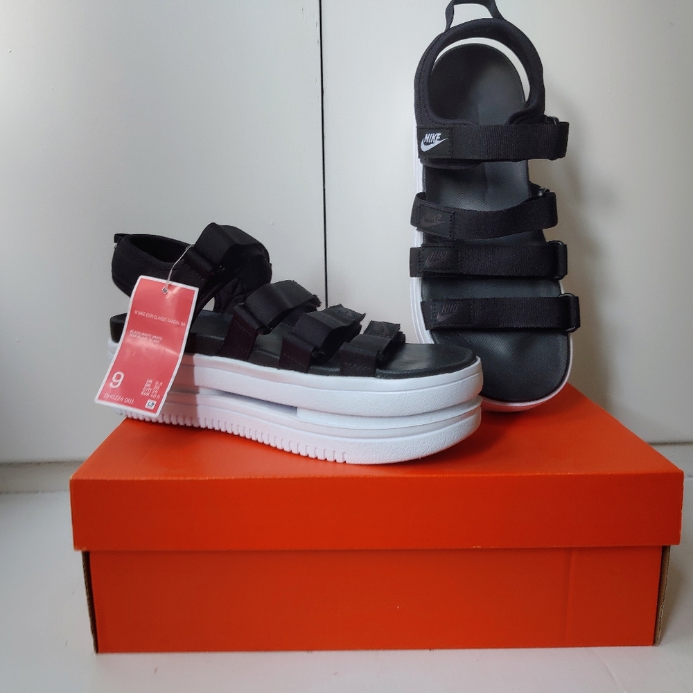 Nike platform sandals
